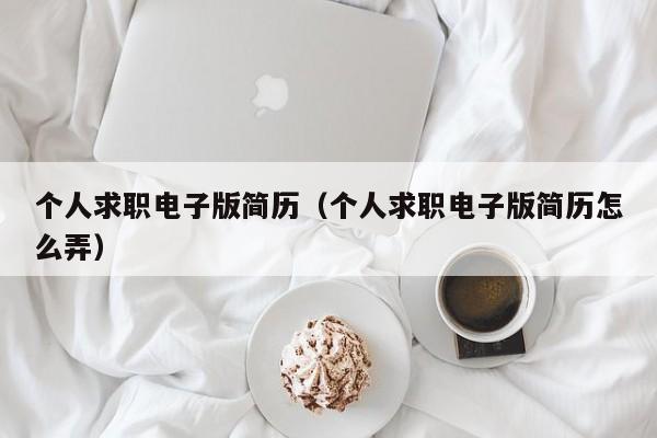 个人求职电子版简历（个人求职电子版简历怎么弄）