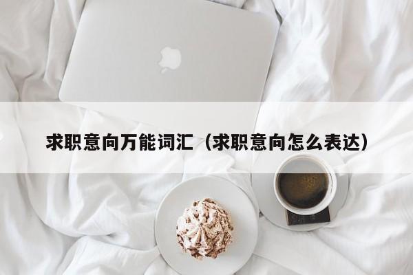 求职意向万能词汇（求职意向怎么表达）