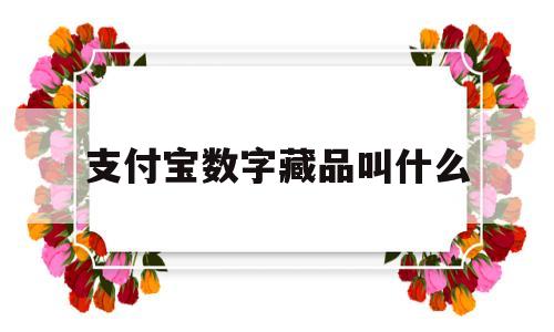 支付宝数字藏品叫什么(支付宝数字藏品什么时候更新)