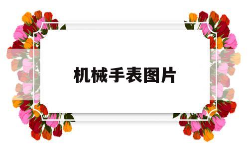 机械手表图片(机械手表图片及价格)