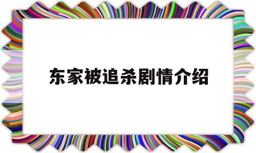 东家被追杀剧情介绍(东家被追杀被大侠救了)