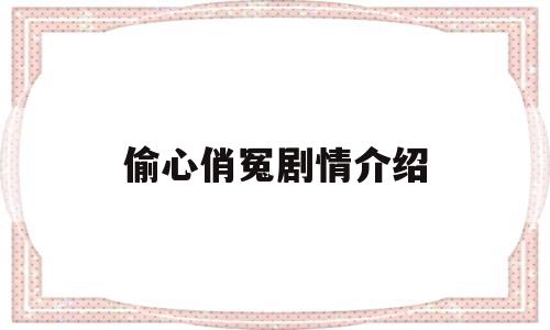 关于偷心俏冤剧情介绍的信息