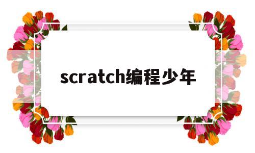 scratch编程少年(scratch编程少年骇客)