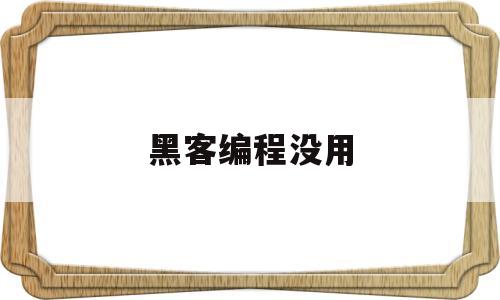 黑客编程没用(彻底研究黑客编程技术揭秘与攻防实战)