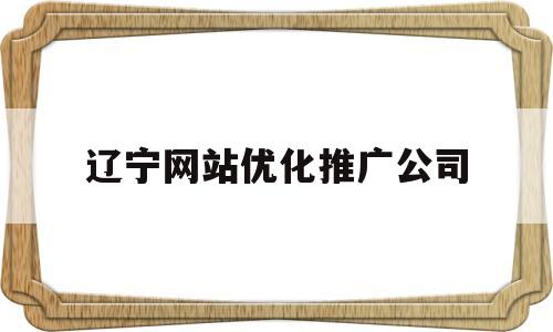 辽宁网站优化推广公司(辽宁网站优化推广公司电话)