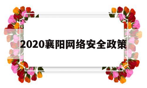 2020襄阳网络安全政策(2020年最新的网络安全政策)