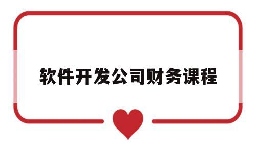 软件开发公司财务课程(嵌入式软件开发要学哪些课程)