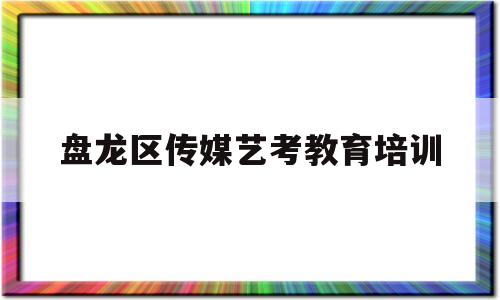 盘龙区传媒艺考教育培训(盘龙区传媒艺考教育培训学校)