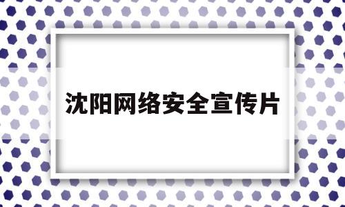 沈阳网络安全宣传片(沈阳市网络安全应急指挥中心)