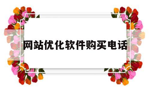 网站优化软件购买电话(网站优化软件哪个好排名)