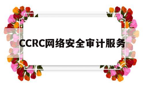 CCRC网络安全审计服务(net110网络安全审计系统)