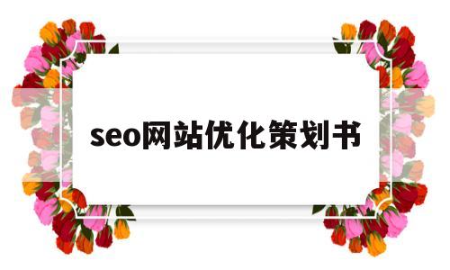 seo网站优化策划书(seo网站推广与优化方案)