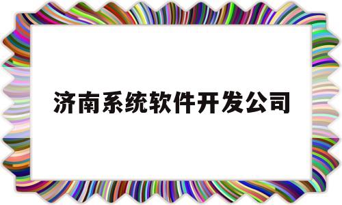 济南系统软件开发公司(济南排名前十的软件开发公司)