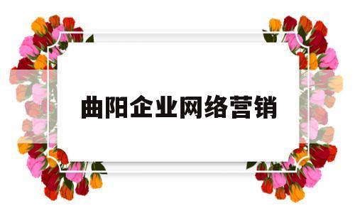 曲阳企业网络营销(企业网络营销业务的工作内容)