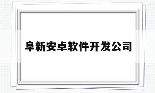 阜新安卓软件开发公司(阜新安卓软件开发公司排名)