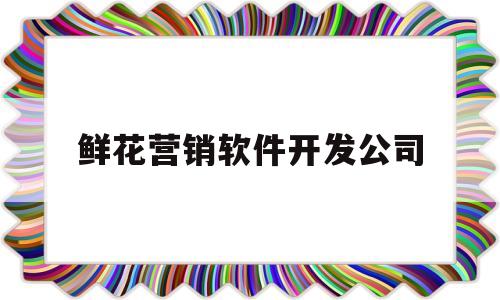 鲜花营销软件开发公司(鲜花营销软件开发公司怎么样)
