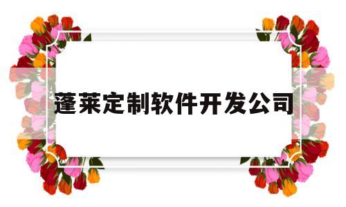 蓬莱定制软件开发公司(蓬莱定制软件开发公司电话)