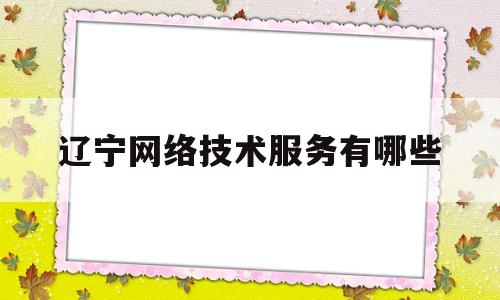 辽宁网络技术服务有哪些(辽宁省网联应用技术培训中心有限公司)