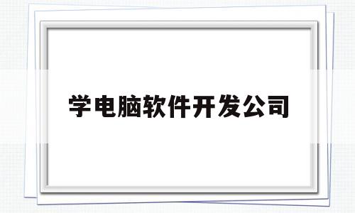 学电脑软件开发公司(电脑软件开发工资多少)