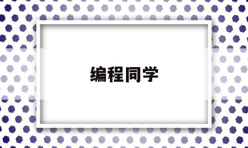 编程同学(编程ton)