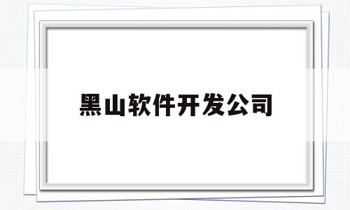 黑山软件开发公司(黑山软件开发公司怎么样)