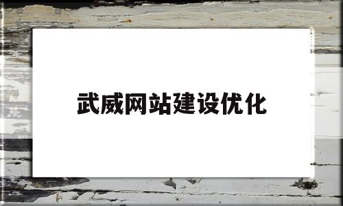 武威网站建设优化(武威市工程建设项目审批网)