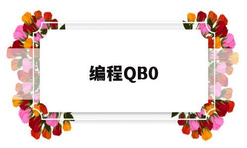 编程QB0(编程课主要学什么)