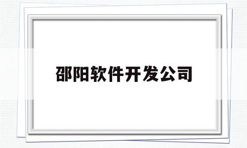 邵阳软件开发公司(邵阳seo外包公司)