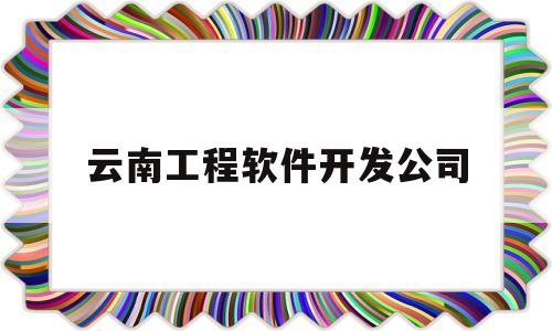 云南工程软件开发公司(云南工程软件开发公司招聘)