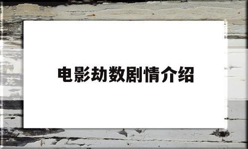 电影劫数剧情介绍(电影劫数剧情介绍详细)