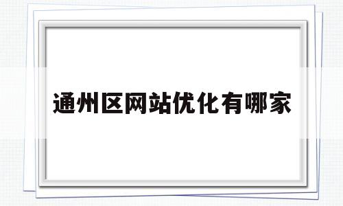 通州区网站优化有哪家(通州区网站快速排名方案)