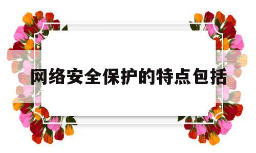 网络安全保护的特点包括(网络安全的保护范畴有哪些)