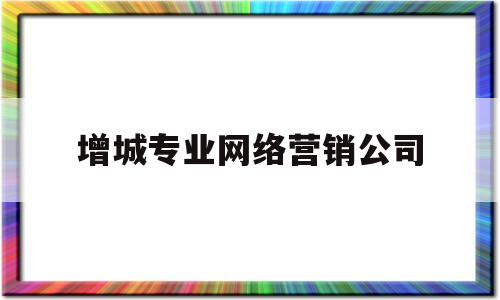 增城专业网络营销公司(增城专业网络营销公司招聘)