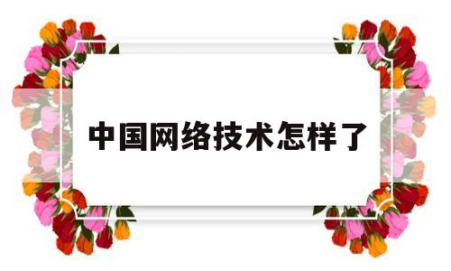 中国网络技术怎样了(中国网络技术的发展历程)