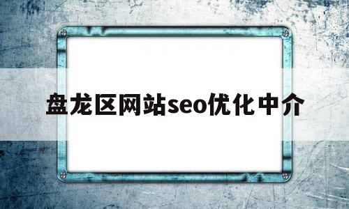 盘龙区网站seo优化中介(seo网站优化外包价格)
