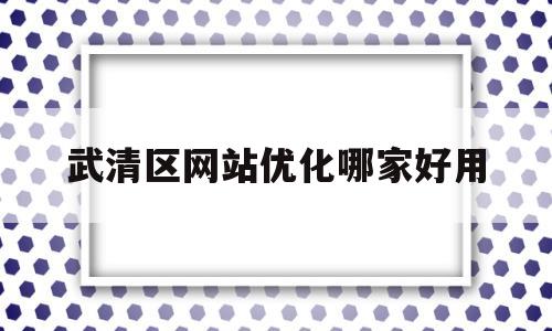 武清区网站优化哪家好用(武清平台)