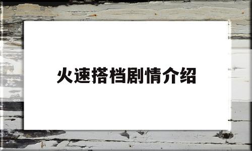 火速搭档剧情介绍(火速救兵4剧情介绍)