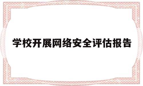 学校开展网络安全评估报告(学校网络安全排查报告)