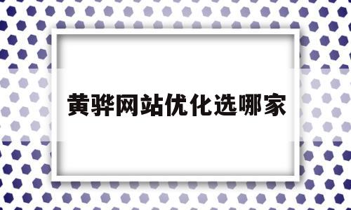 黄骅网站优化选哪家(黄骅网站制作)