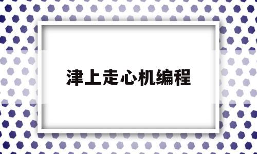 津上走心机编程(津上走心机编程手册)