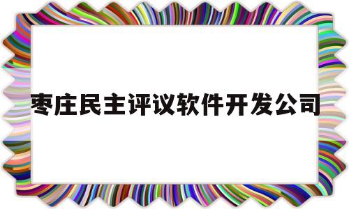 包含枣庄民主评议软件开发公司的词条