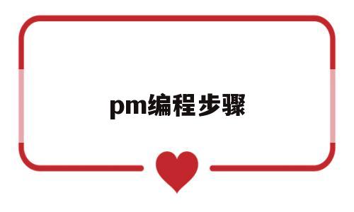 pm编程步骤(pm编程是什么意思)