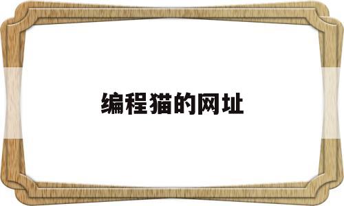 编程猫的网址(编程猫的网址是什么)