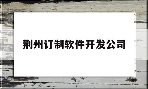 荆州订制软件开发公司(荆州订制软件开发公司电话)
