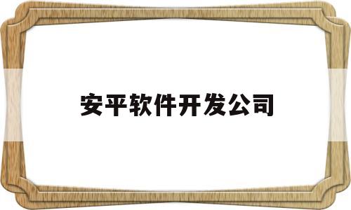 安平软件开发公司(安平的公司)