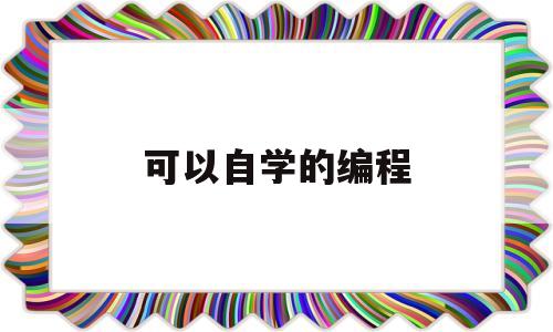 可以自学的编程(可以自学的编程app)
