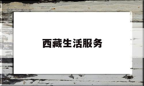 西藏生活服务(西藏生活用品)