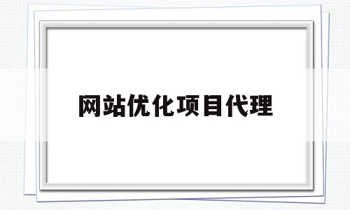 网站优化项目代理(网站优化公司)