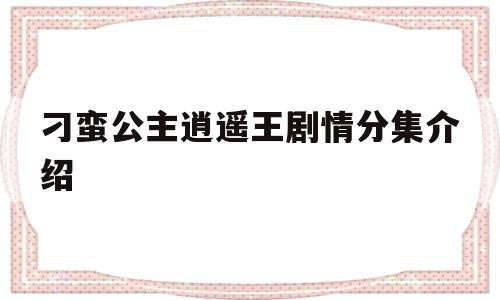 刁蛮公主逍遥王剧情分集介绍(刁蛮公主逍遥王 电视剧剧情)