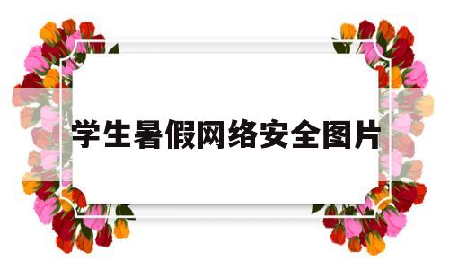 学生暑假网络安全图片(学生暑假网络安全图片宣传)